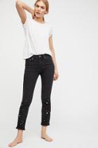 Cutwork High-rise Cigarette Jeans By We The Free At Free People